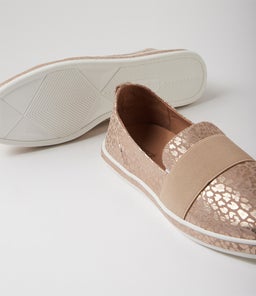 ASK SU PEWTER LEOPARD PRINT SUEDE