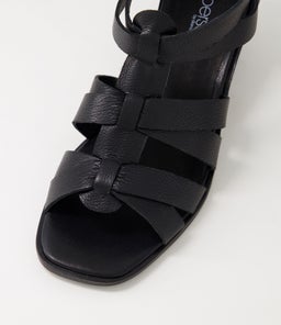 FOSTERY SU BLACK BLACK HEEL LEATHER
