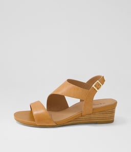 GRACEFULS SU DK TAN LEATHER
