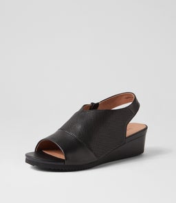 HECTIC SU BLACK BLACK SOLE LEATHER