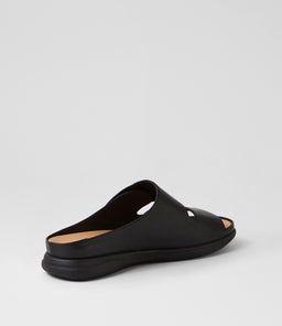 LASSHIE SU BLACK BLACK SOLE LEATHER