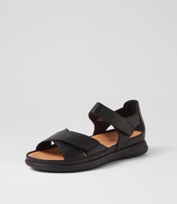 LIZZIE SU BLACK BLACK SOLE LEATHER