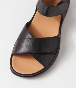 LIZZIE SU BLACK BLACK SOLE LEATHER