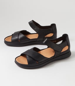 LIZZIE SU BLACK BLACK SOLE LEATHER