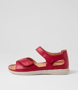 LIZZIE SU DK RED LEATHER