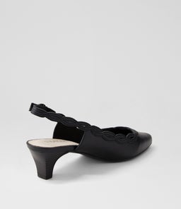 LATENT SU BLACK BLACK HEEL LEATHER