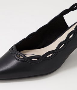 LATENT SU BLACK BLACK HEEL LEATHER