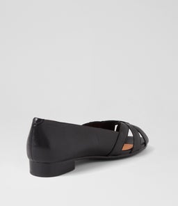 PETISE SU BLACK BLACK HEEL LEATHER