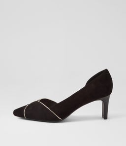 NESTING SU BLACK PLATINUM SUEDE LEATHER