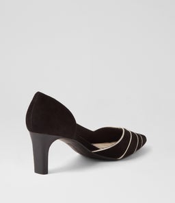 NESTING SU BLACK PLATINUM SUEDE LEATHER