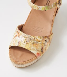 COUSIN SU SANGRIA METALLIC LEATHER