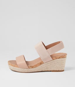 CHRISSY SU DK NUDE LEATHER ELASTIC