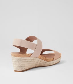 CHRISSY SU DK NUDE LEATHER ELASTIC
