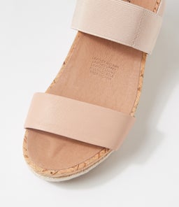 CHRISSY SU DK NUDE LEATHER ELASTIC