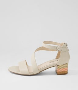CARING SU ALMOND MULTI HEEL LEATHER