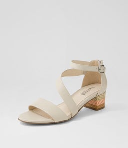 CARING SU ALMOND MULTI HEEL LEATHER