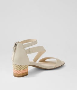 CARING SU ALMOND MULTI HEEL LEATHER