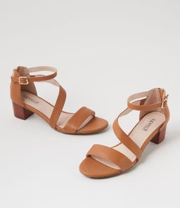 CARING SU DK TAN LEATHER