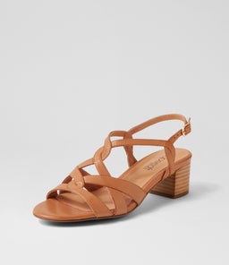 COSTLING SU DK TAN NATURAL HEEL LEATHER