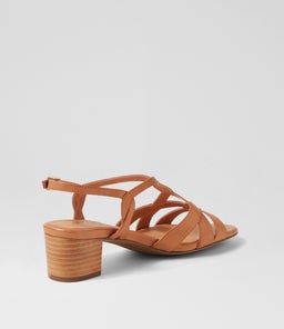 COSTLING SU DK TAN NATURAL HEEL LEATHER