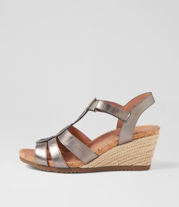 AMIIEE SU GUNMETAL LEATHER