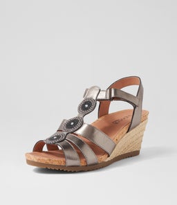 AMIIEE SU GUNMETAL LEATHER