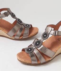 AMIIEE SU GUNMETAL LEATHER