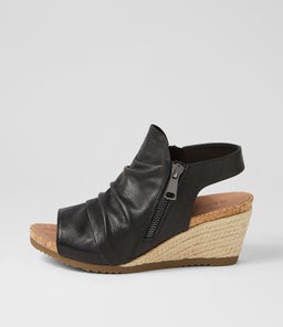 ANELLE SU BLACK LEATHER