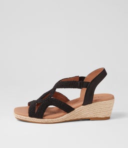 ZOZEE SU BLACK BLACK ROPE LEATHER