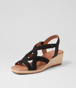 ZOZEE SU BLACK BLACK ROPE LEATHER