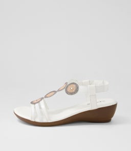 PARIS SU WHITE PEARL LEATHER
