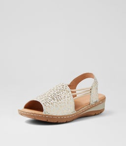 BARRINA SU GOLD LEOPARD SHINE LEATHER