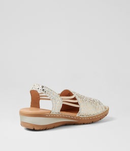 BARRINA SU GOLD LEOPARD SHINE LEATHER