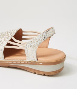 BARRINA SU GOLD LEOPARD SHINE LEATHER