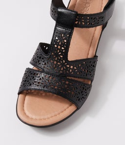 BOOM SU BLACK BLACK SOLE LEATHER
