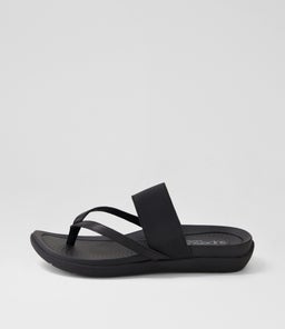 EASSY SU BLACK BLACK LEATHER ELASTIC