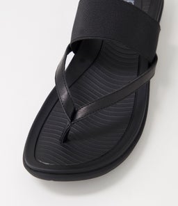 EASSY SU BLACK BLACK LEATHER ELASTIC