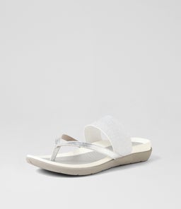EASSY SU SILVER SILVER LEATHER ELASTIC