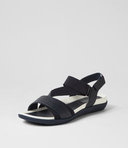 EXILE SU NAVY NAVY LEATHER ELASTIC