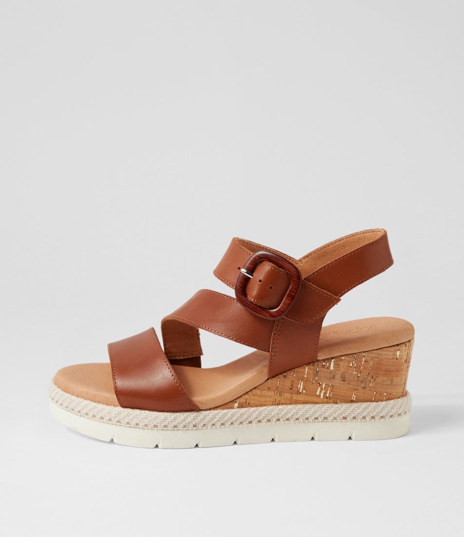 Jennis Cognac Leather Sandals Jennis Cognac Leather Sandals