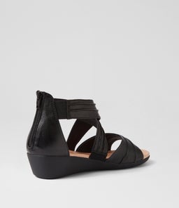 JELLI SU BLACK BLACK SOLE LEATHER
