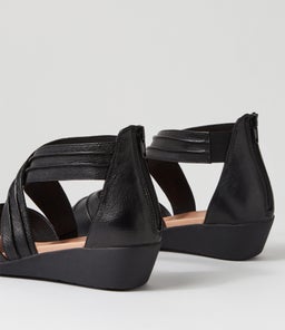 JELLI SU BLACK BLACK SOLE LEATHER
