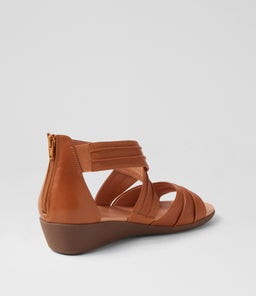 JELLI SU DK TAN GUM SOLE LEATHER