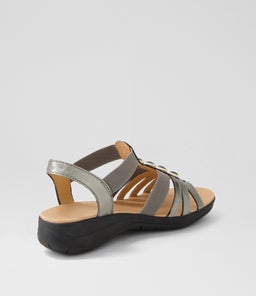 MASON SU GUNMETAL BLACK SOLE LEATHER