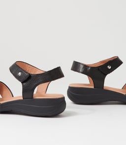 MERRI SU BLACK BLACK SOLE LEATHER