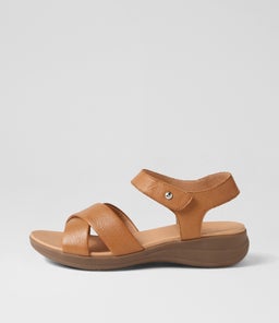 MERRI SU DK TAN GUM SOLE LEATHER