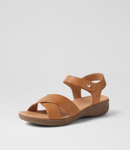 MERRI SU DK TAN GUM SOLE LEATHER
