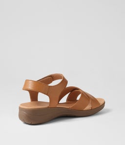 MERRI SU DK TAN GUM SOLE LEATHER