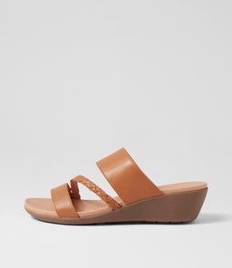JORJA2 SU DK TAN GUM SOLE LEATHER