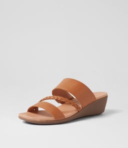 JORJA2 SU DK TAN GUM SOLE LEATHER